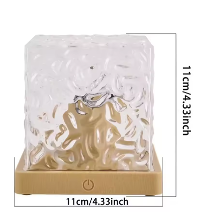 Aurora Crystal Cube – 16-Color LED Night Light Projector