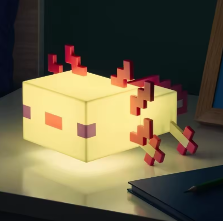 Pixel Style Axoltl Lamp