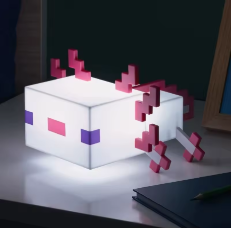Pixel Style Axoltl Lamp
