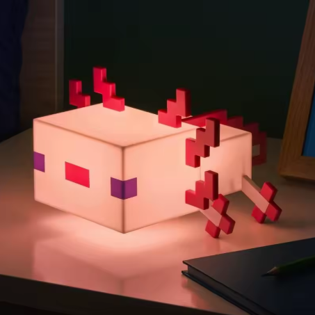 Pixel Style Axoltl Lamp