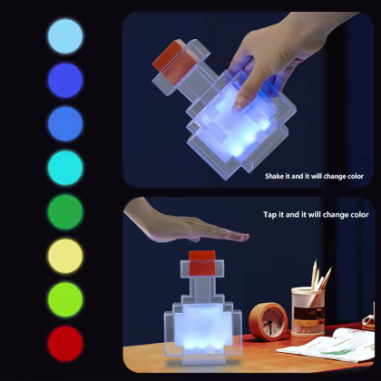 Pixel style potion bottle