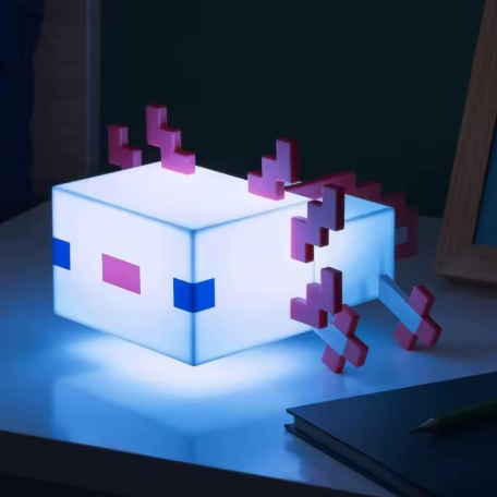 Pixel Style Axoltl Lamp