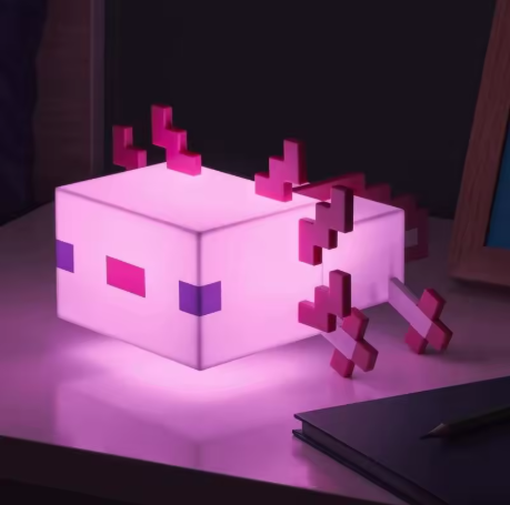 Pixel Style Axoltl Lamp